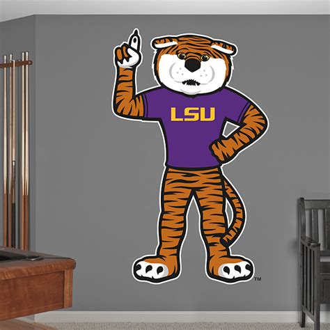 LSU Mascot - Mike The Tiger Wall Decal | Shop Fathead® for LSU Tigers Decor