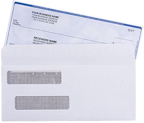 Prime Business Checks Double Window Security Tinted Envelopes for ...