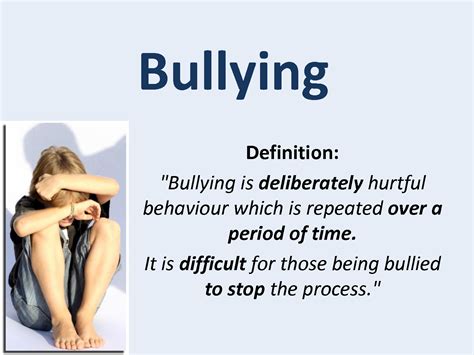 All About Bullying: Blog Post 1: DEFINITION OF BULLYING