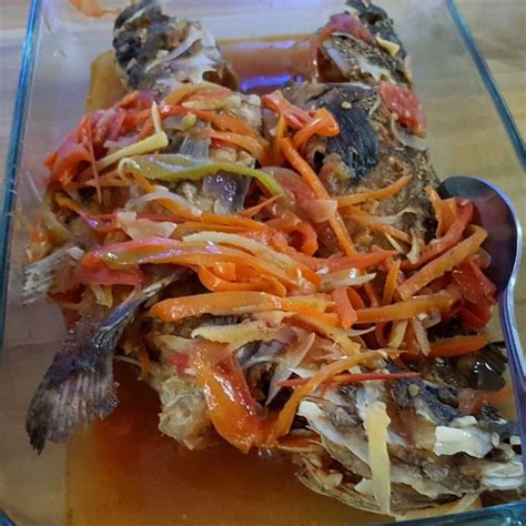 Easy Fish Escabeche Recipe [Grouper (Lapu-lapu) Fish Escabeche]