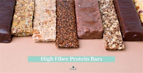 High Fiber Protein Bars for On the Go - Root Nutrition & Education