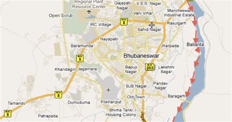 Bhubaneswar Ring Road Map