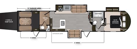 Toy Hauler Trailer Floor Plans - floorplans.click