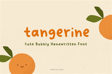 Tangerine - Cute Handwritten Font | Sans Serif Fonts ~ Creative Market