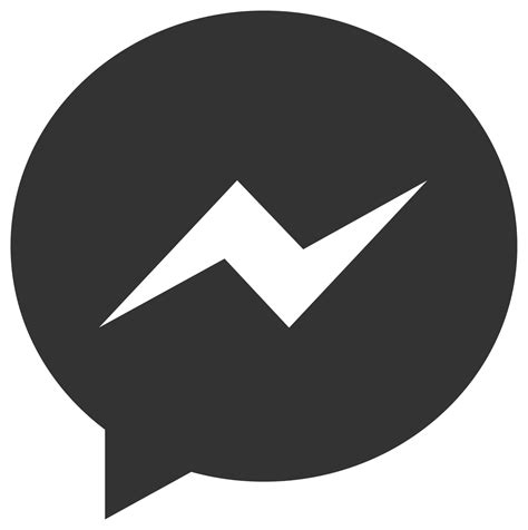 Facebook Messenger Logo Icon for Online Chat PNG | PNG All