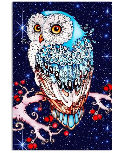 Owl Canvas Owl Canvas Art Owl Canvas Painting Canvas Painting Owl Wall ...