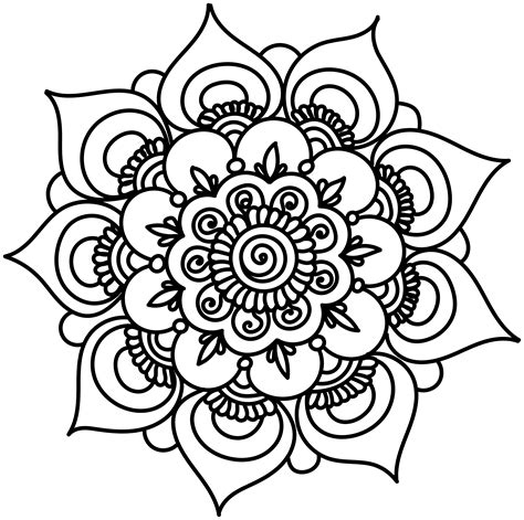 Black Mandala Cliparts | Free download on ClipArtMag