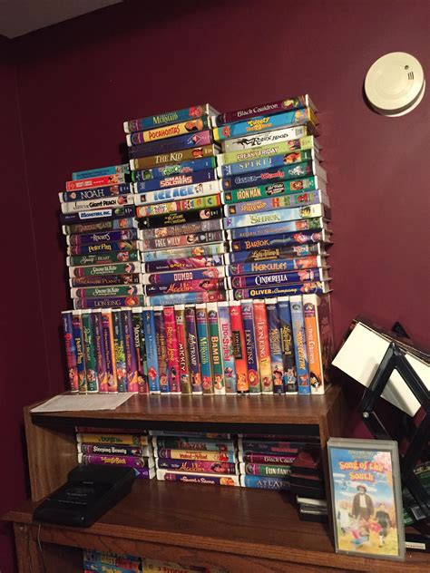 My dads VHS Disney collection : r/disney