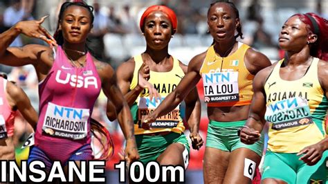 Wow It's On| Women 100m Semi Finals, Marie Josee Ta Lou To BEAT Sha'Carri Richardson And ...