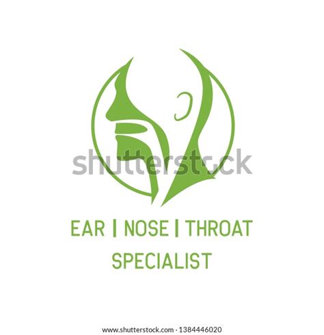 Ear Nose Throat Ent Logo Otolaryngologists Stock Vector (Royalty Free) 1384446020