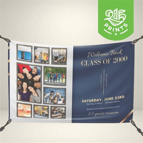 How to make a class reunion banner in 5 steps