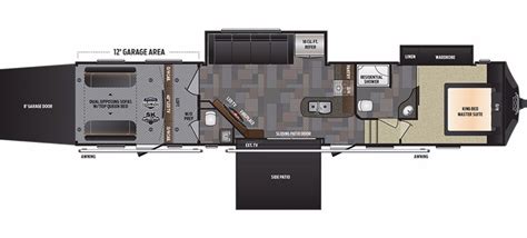 Toy Hauler Trailer Floor Plans - floorplans.click