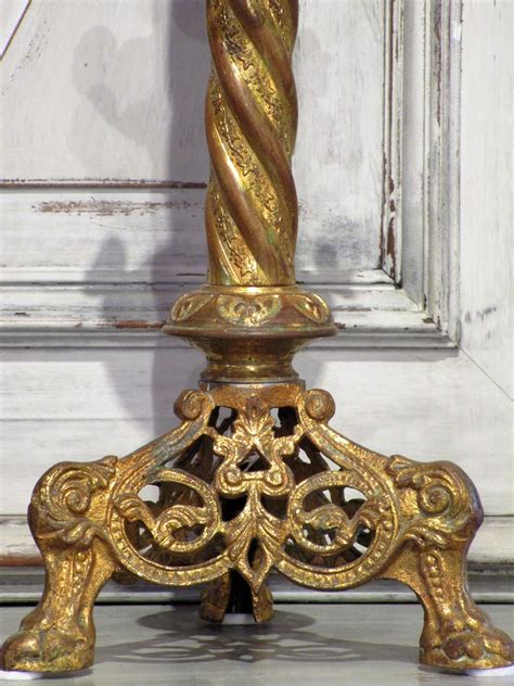 Pair of late 19th century church candlesticks – Chez Pluie