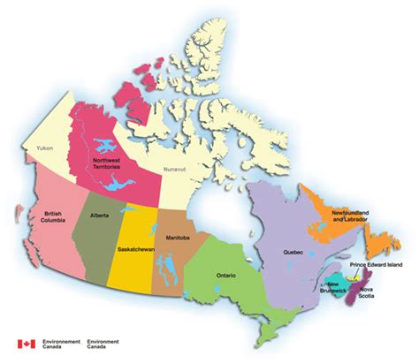 Canada Map Provinces And Territories