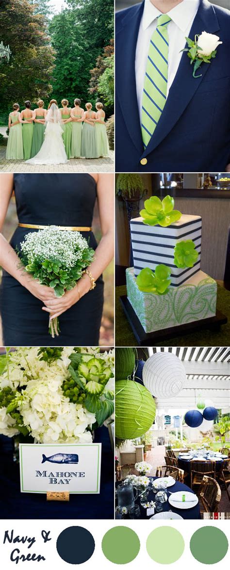 Ten Most Gorgeous Navy Blue Wedding Color Palette Ideas For 2016 - Elegantweddinginvites.com Blog