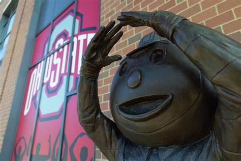 Brutus Buckeye statue Photograph by Eldon McGraw - Fine Art America