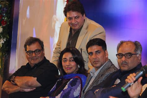 Subhash Ghai, Shashi Ranjan, Anu Ranjan, Akshay Kumar, Boney Kapoor at Yash Chopra Memorial ...