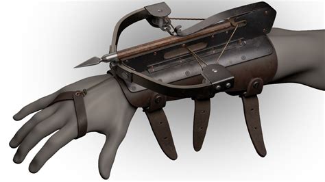 Hand crossbow 3D model | CGTrader