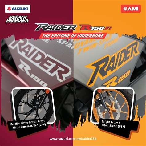 2023 Suzuki Raider R150 Fi – Arena Motosikal