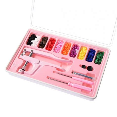 Rainbow Plastic Snap Fastener Kit and Case | GoldStar Tool