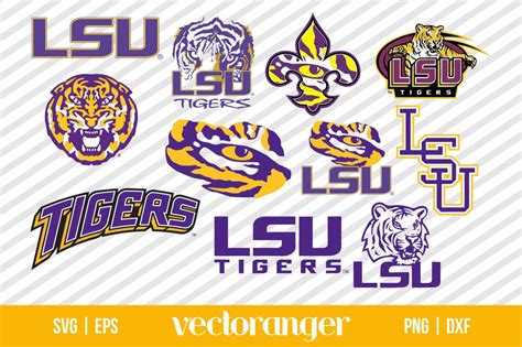 Lsu Tiger Logo SVG Bundle | Vectoranger