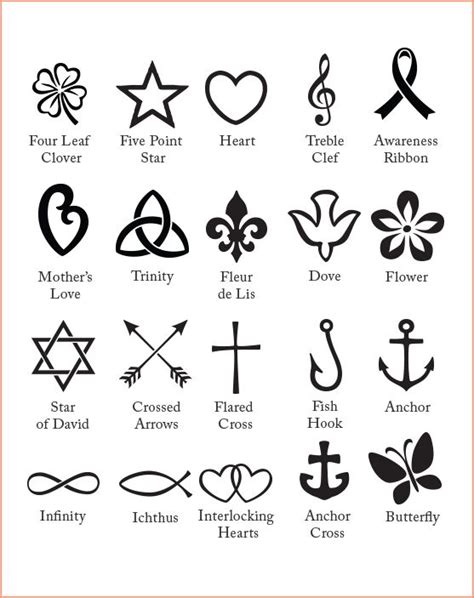 an image of different symbols in the form of hearts and arrows, with ...