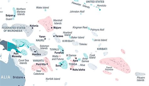 Which Island Countries Are Located In The Pacific Ocean? - WorldAtlas.com