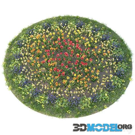 3D Model – Flower Garden 6