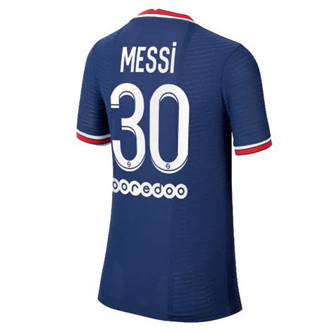 PSG Jersey Messi #30 Custom Home Soccer Jersey 2021/22