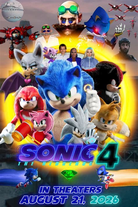 Sonic The Hedgehog Movie 4 fanmade poster by Nikisawesom on DeviantArt