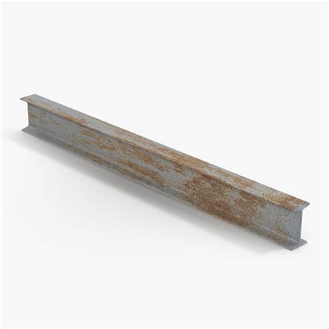 3d model iron beam 3