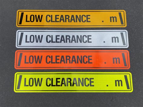 Low Clearance Signs | Custom Low Height Clearance Sign | Signblitz