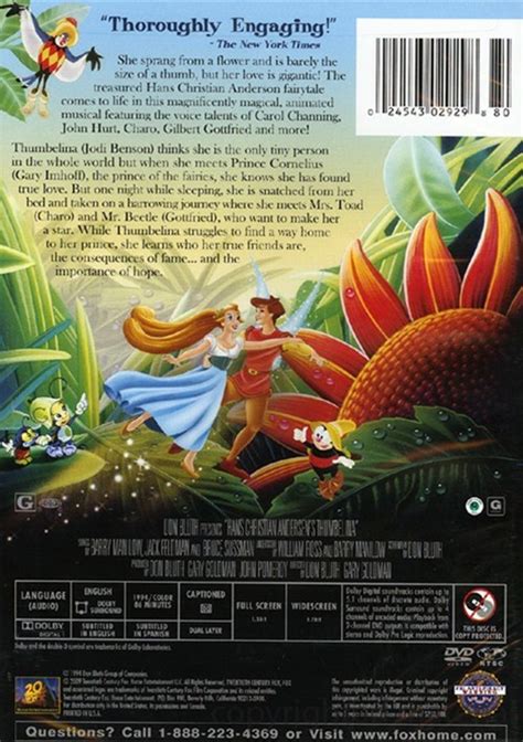 Thumbelina (DVD 1994) | DVD Empire