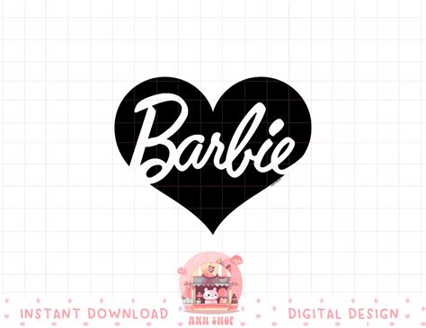 Barbie Heart Logo png, sublimation copy - Inspire Uplift