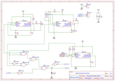 Clock Module - Ben Eater - OSHWLab