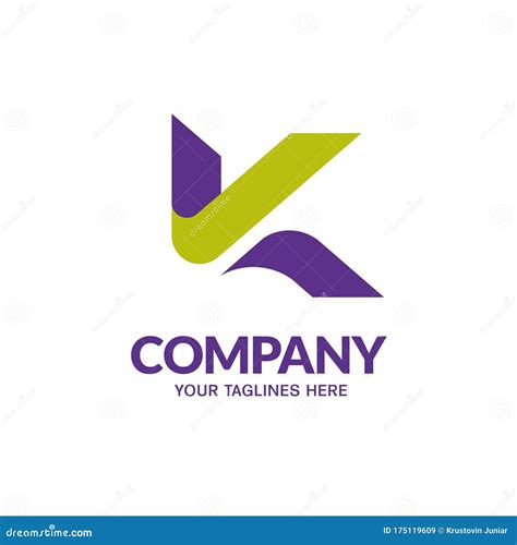 Creative Initial Letter K Logo Stock Vector - Illustration of creative, company: 175119609