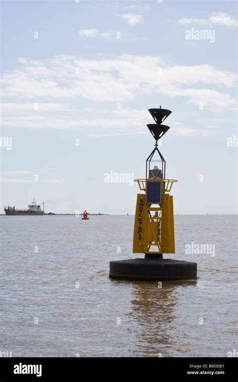 South Cardinal Buoy in Harwich Harbour,UK Stock Photo - Alamy