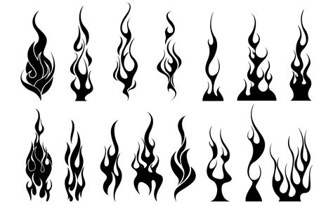 Flames Vector Pack ~ Illustrations on Creative Market