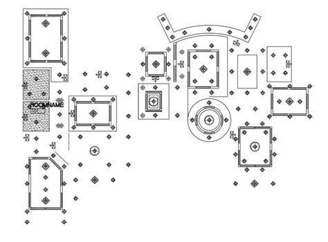 electrical ceiling plan cad file - Cadbull