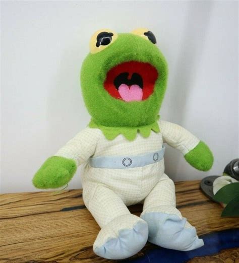 Vintage 1984 Muppet Babies Baby Kermit Frog Plush Hasbro Jim | Etsy