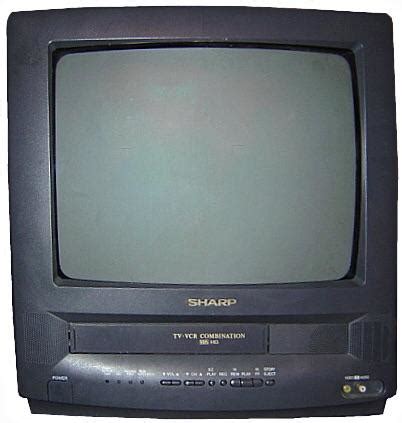 When your TV had a built in VHS player. : nostalgia