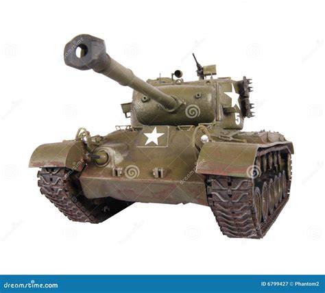 Model of Pershing tank stock image. Image of hobby, battle - 6799427