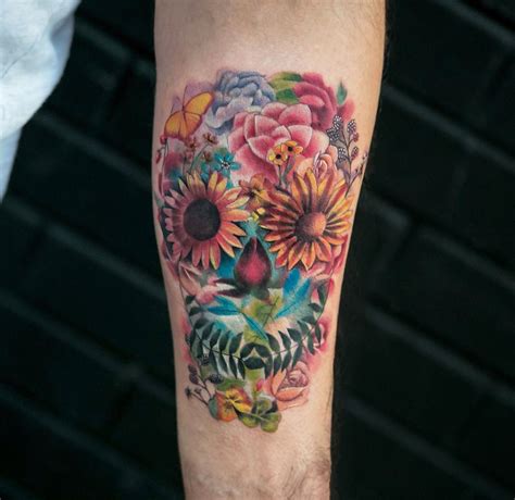 Flower Skull