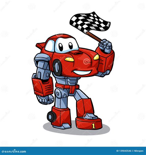 Robot Cartoon - Robots for Kids - Car Cartoon Stock Vector - Illustration of cars, machine ...