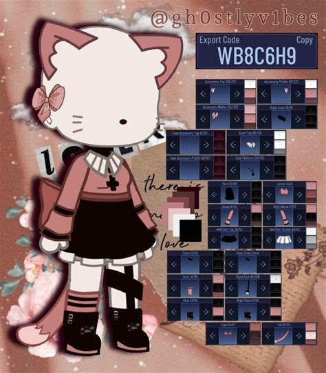 Kawaii Cat Gacha Club Outfit Idea •°*”˜.•°*”˜ | Club outfits, Club design, Character design