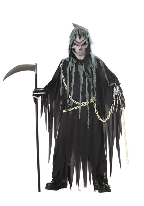 Glow in the Dark Kid's Grim Reaper Costume