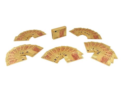 - GOLDGIFTIDEAS 24K Gold Plated Euro Design Playing Cards with Purity ...