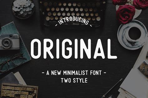 Original – A Minimalist Font – Graphicfresh