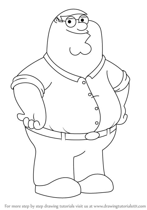 How to Draw Peter Griffin from Family Guy (Family Guy) Step by Step ...