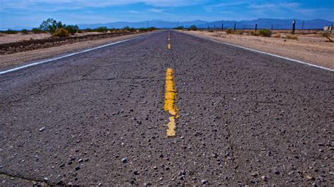 Abandoned Desert Road Free Stock Photo - Public Domain Pictures